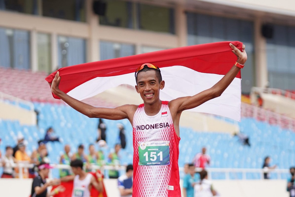 Agus Prayogo Pelari Marathon Indonesia
